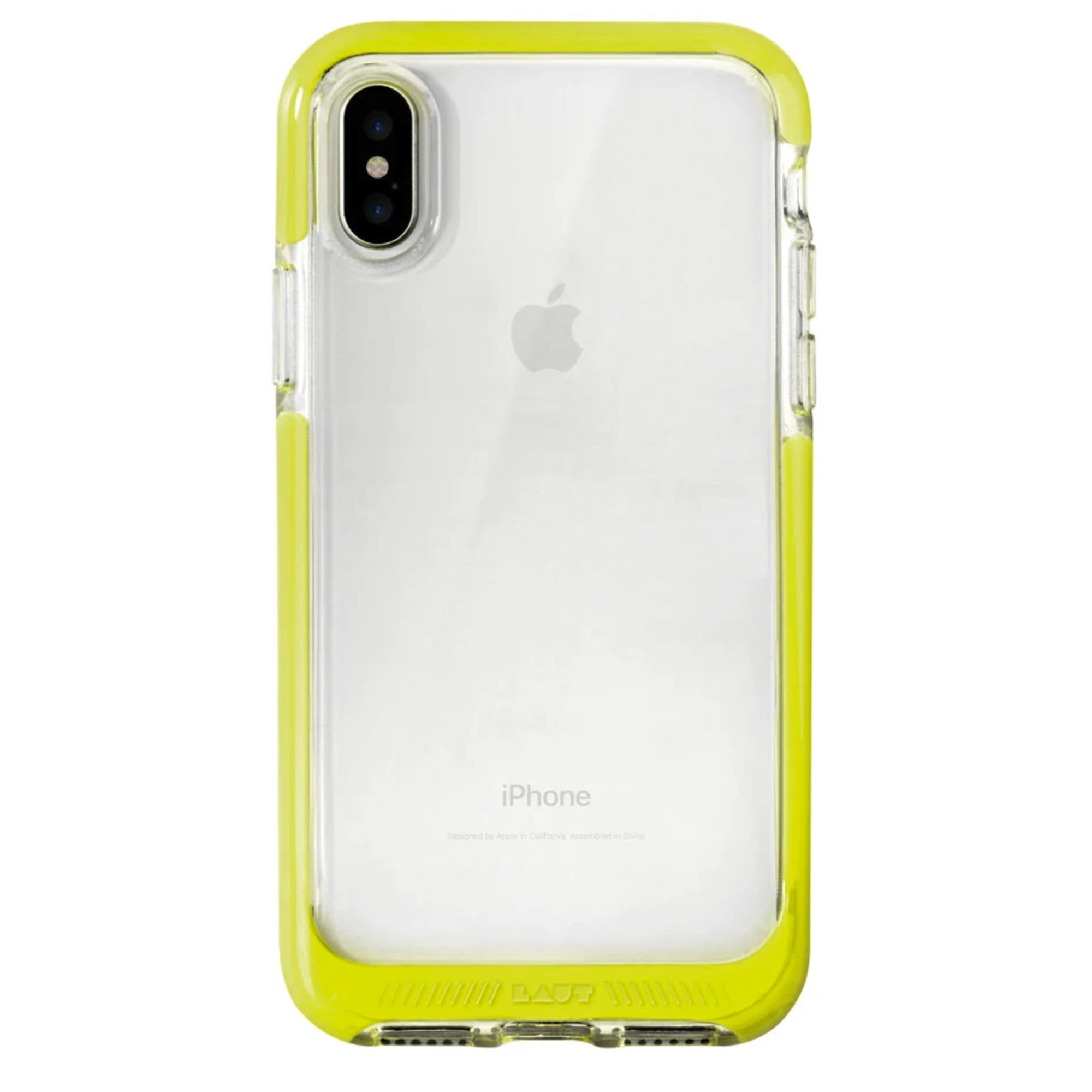 Чохол LAUT LAUT FLURO [IMPKT] Yellow for iPhone XS (LAUT_IP8_FR_Y)